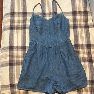 Old Navy Classic Blue Denim Romper